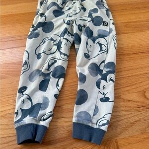 Rags Disney Kids Mickey Mouse Patterned Joggers - Gray and Black